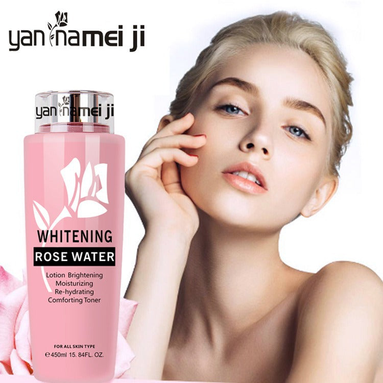 toner rose pink water moisturizing, brightening, hydrating, oil-controlling and repairing essence rose water