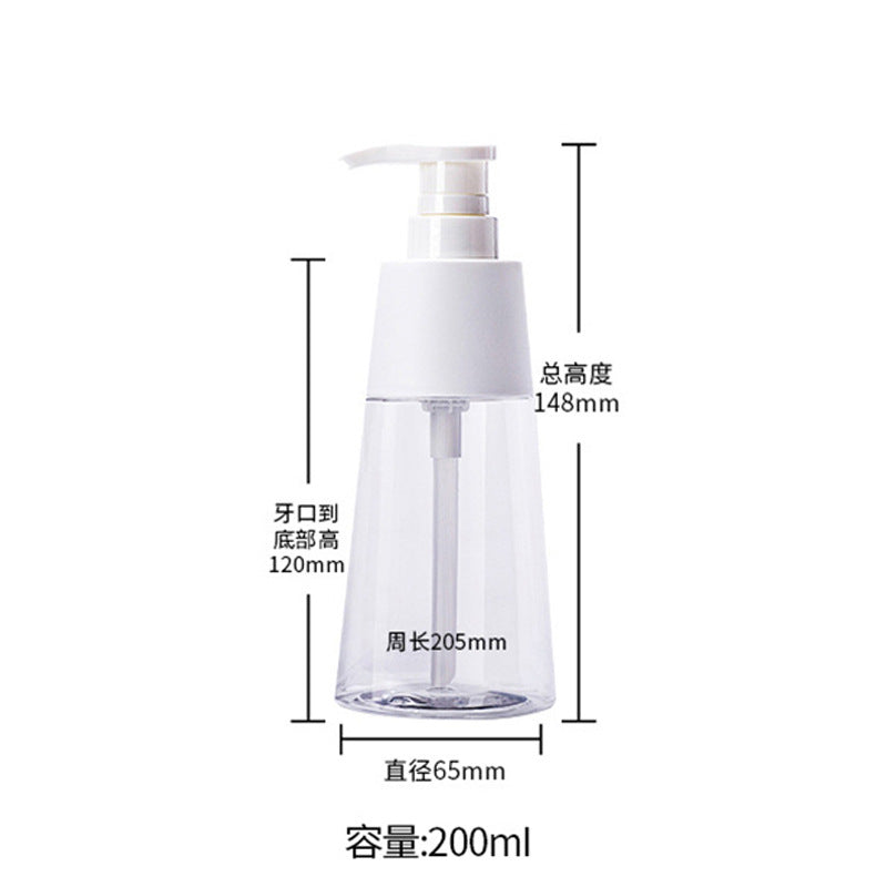 High-end pet lotion pump bottle 500ml shampoo bottle body wash bottle facial cleanser plastic dispensing set