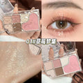 Novo dreamy stardust six-color eyeshadow palette - beginner-friendly matte, highlight, contour, and blush all-in-one palette