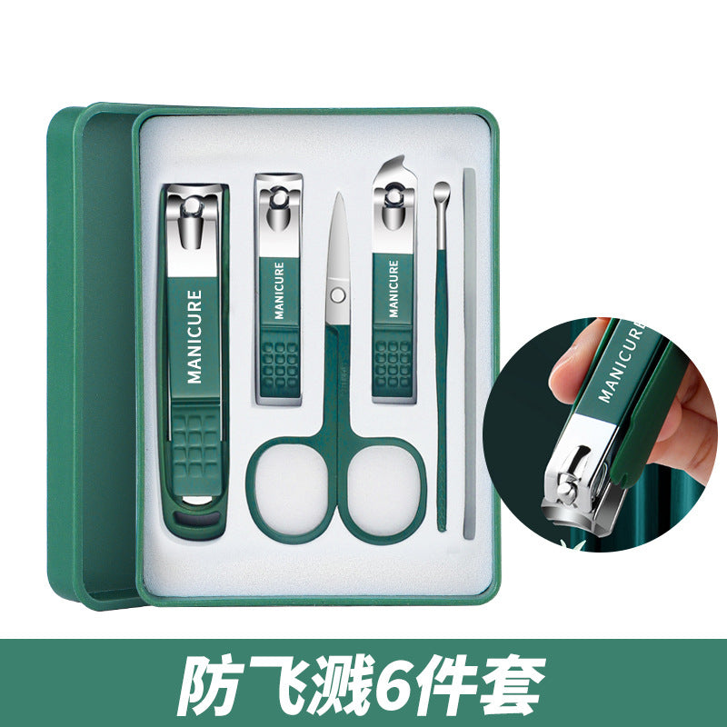 Nail clipper 4-piece gift set - manicure & pedicure tools with storage box - tiktok trending wholesale