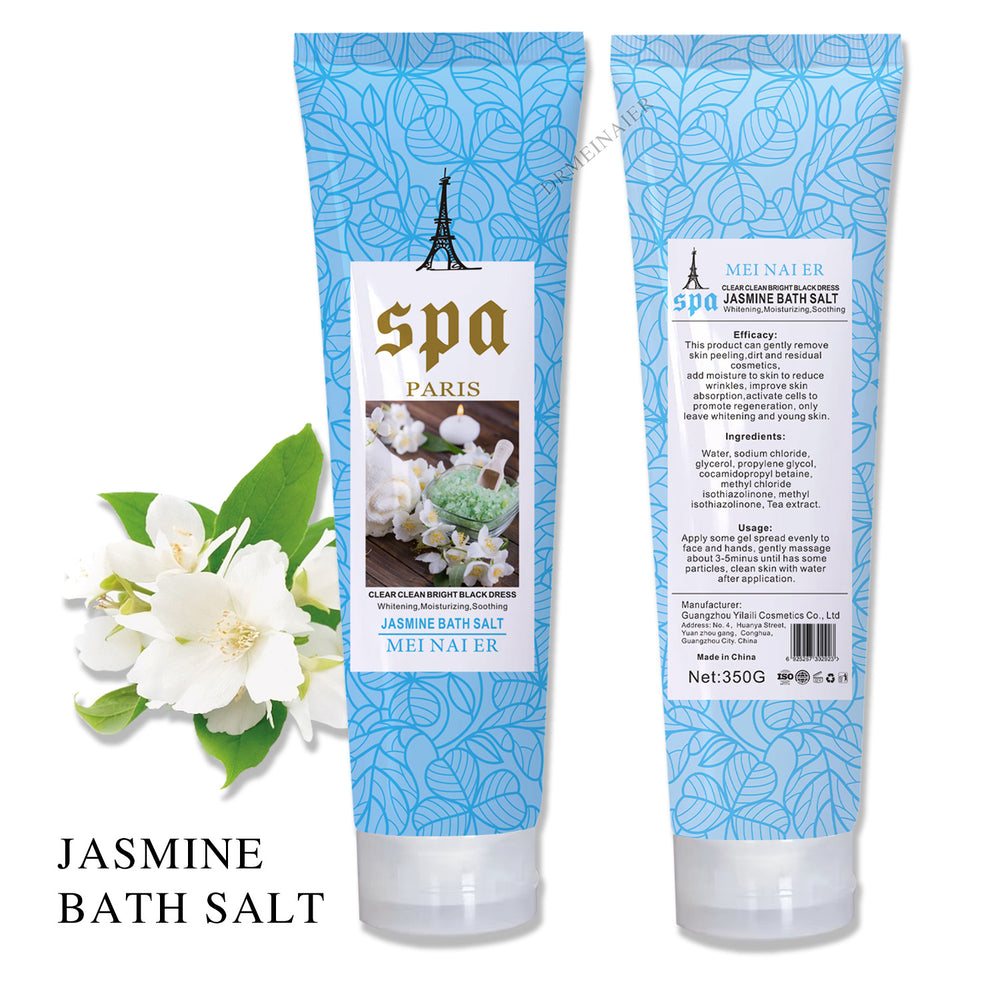 export exfoliating bath salt scrub - deep cleansing, exfoliating, and rejuvenating for face and body