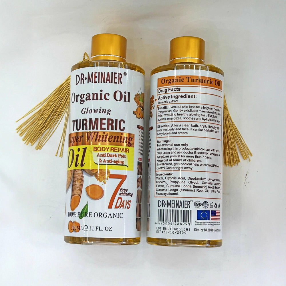 vc organic oil 24k gold massage essential oil tassel organic luminous turmeric oil 300ml