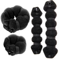 hot-selling k-style headwear caterpillar hair styling tool donut flower bud hair braiding artifact ball head set
