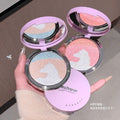 Kakashow galaxy gold high gloss powder pearlescent fine shimmer water glow skin brightening and contouring high gloss eyeshadow comprehensive palette