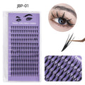 Eyelash grafting comic eyelashes d-curved ultra-fine and thin artificial electric eye all-in-one beauty implantation eyelashes