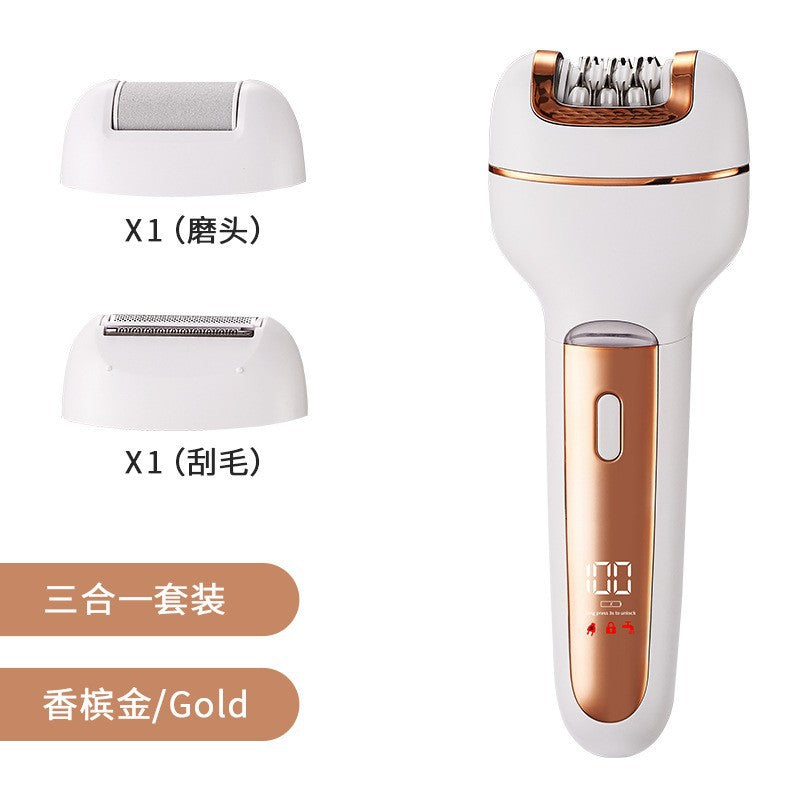 best-selling women's electric shaver, five-head hair trimmer, body hair remover, intimate area and full body hair removal device