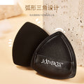 Jonbos triangle high-definition black pineapple puff wet and dry dual-use non-eating powder marshmallow air cushion puff makeup sponge