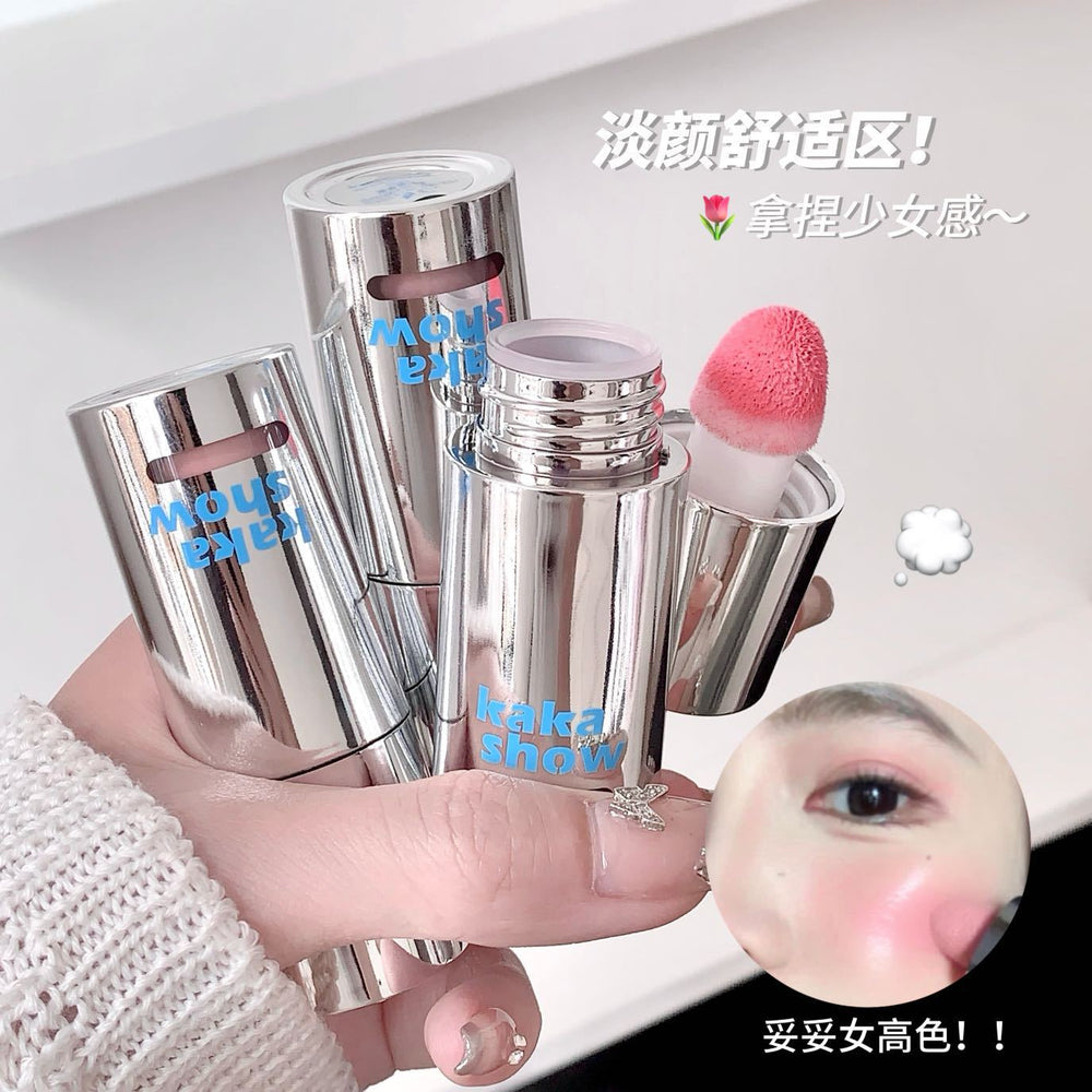 Kakashow vitality blush liquid expansion and shrinkage color vitality girl korean style water glow skin liquid blush