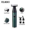 Four-in-one women's shaver set, armpit hair, leg hair, body hair shaver, eyebrow trimmer, whole body hair removal