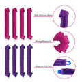 Pvc 55cm hair curler - gentle on hair, diy magic spiral curling iron, wholesale curling tools from manufacturer