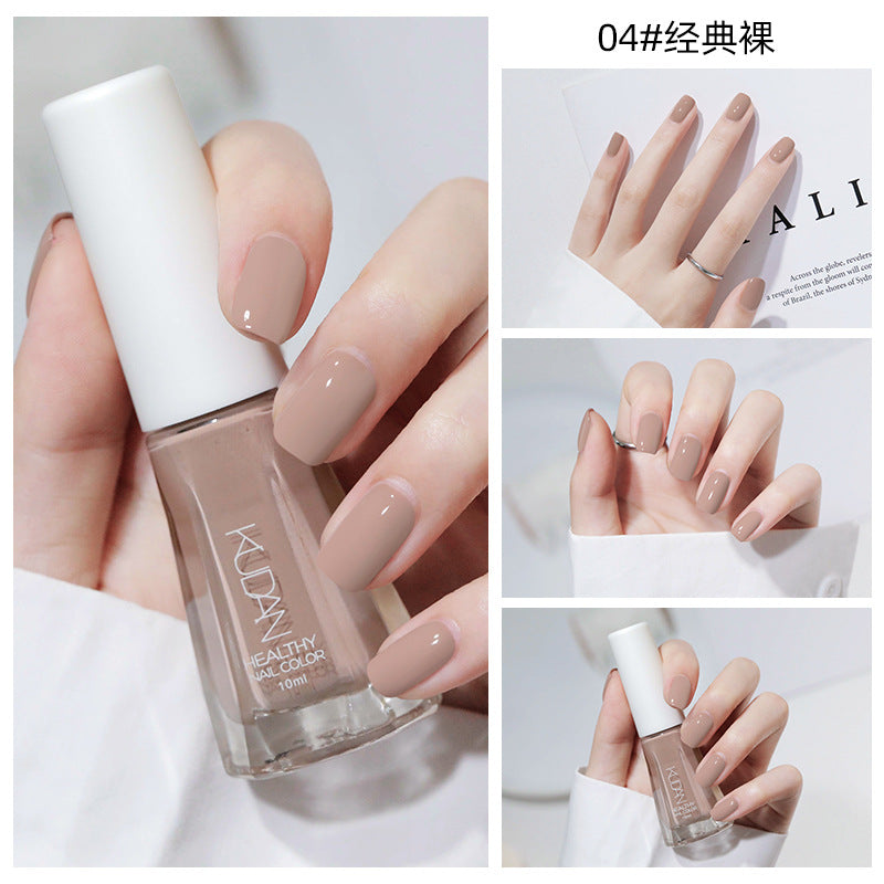 New nail polish: peel-off, no-bake, water-based, odorless, glossy, clear nail polish - spring/summer collection