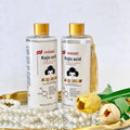 kojic acid essence oil 300ml with collagen, vitamin c & a - facial, body, hair, and skin care brightening massage oil