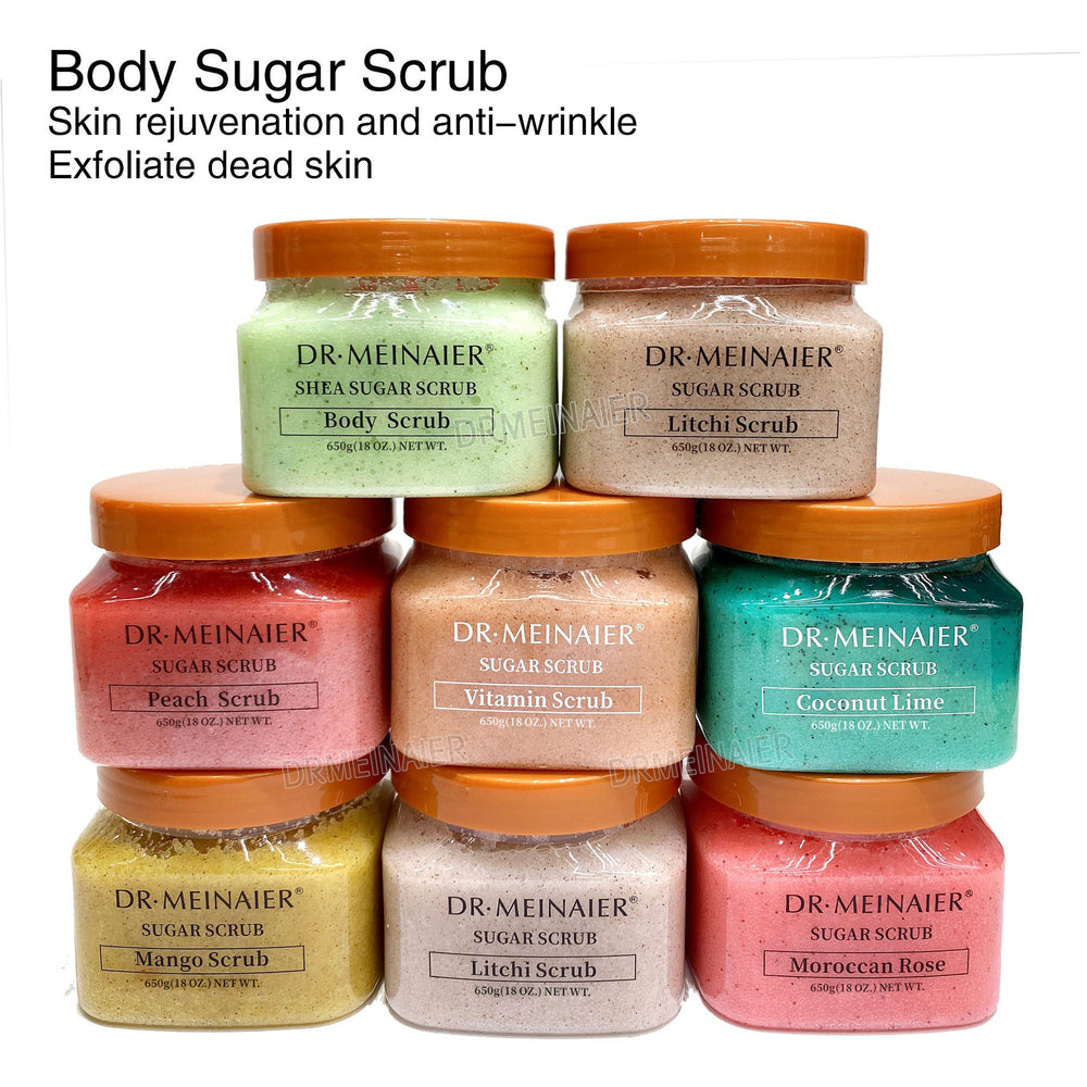 exclusive supply, beirun fruit scrub, sugar fragrance scrub, bath salt, chicken skin and dead skin exfoliation, foreign trade wholesale