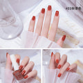 Ice-through nail polish, no-bake cool dan, new arrival, long-lasting, quick-drying jelly, transparent nude, oily, non-tearable nail polish