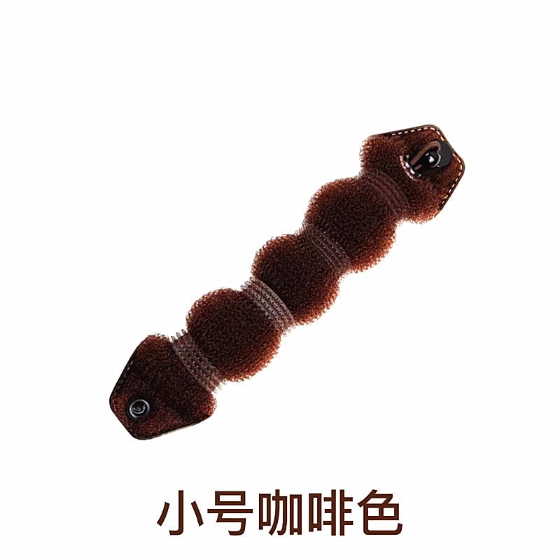 hot-selling k-style headwear caterpillar hair styling tool donut flower bud hair braiding artifact ball head set