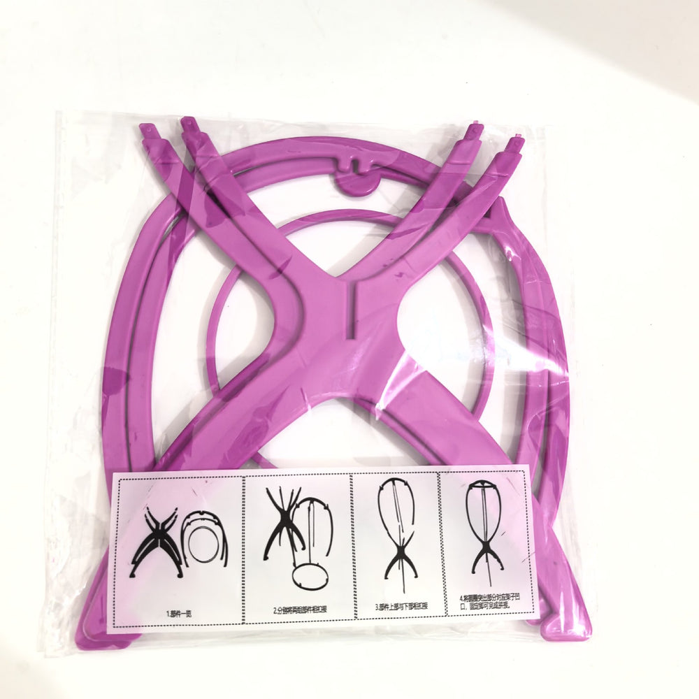 Wig head support stand with weighted base - wig accessories, wig care & styling stand - wholesale from manufacturer