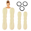 Hair accessories hair braider thickened sponge hair curler hair accessories snap ring ball head styling rubber band