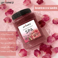 milk & honey moisturizing hand & foot spa rose scrub 1kg - cleansing, rejuvenating, exfoliating - export quality
