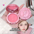 Gege bear gege bear stereo relief fog blush low saturation nature nude makeup single color blush palette