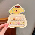 Kids' nail stickers - cute & fun kumi design, waterproof, removable, self-adhesive nail art for girls, perfect for students