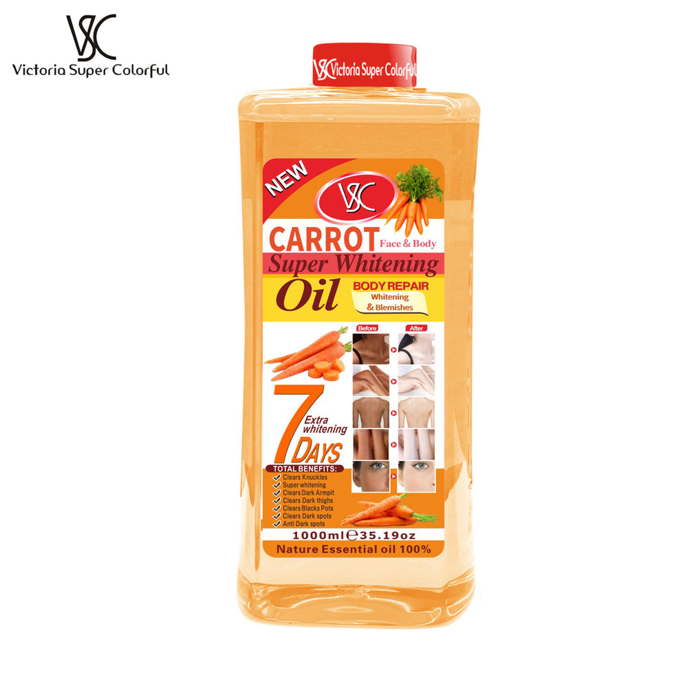 popular red cover turmeric oil moisturizes skin, face and body, removes black spots and brightens papaya essential oil 1000ml foreign trade