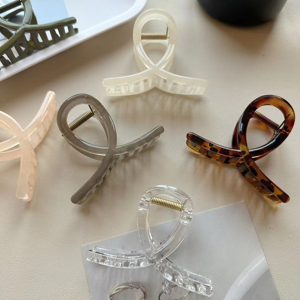 Japanese style touch paint quality shark clip cross gripper eleganteasiest for match back of head hair clip classy hair gripper hair accessories