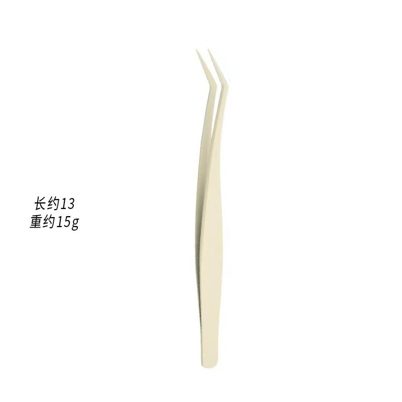 Non-stick eyelash tweezers, golden feather clip, anti-stick eyelash curler, cross-border non-stick tweezers, beauty tools, eyelash curler
