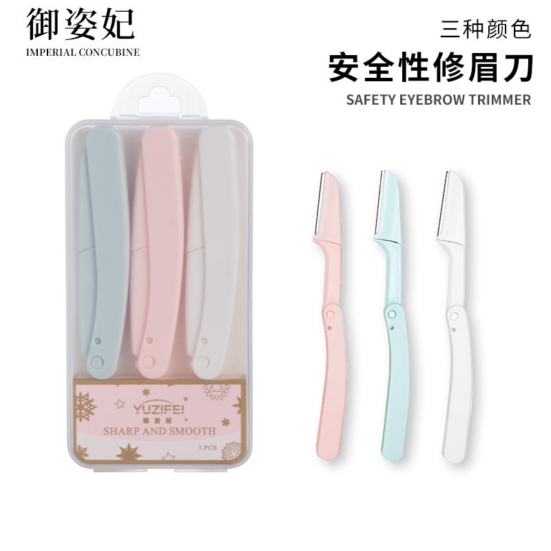 New arrivalsecurity type foldable eyebrow trimmer eyebrow anti-scratch special eyebrow shaving eyebrow trimmer beginner eyebrow trimming tool