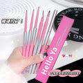 Hello ya folded angle eyeliner gel pen women's blade folded angle brush waterproof non-smudgeable double-ended eyeliner pen