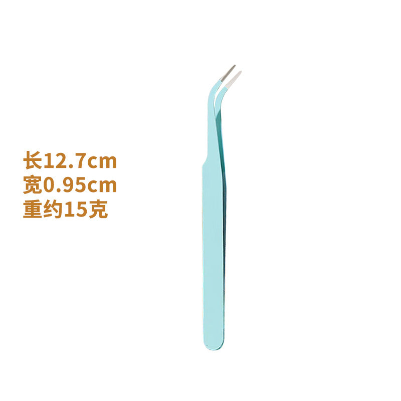 Eyelash extension tweezers set - professional lash artist tools: dolphin, golden feather, and flower tweezers - wholesale