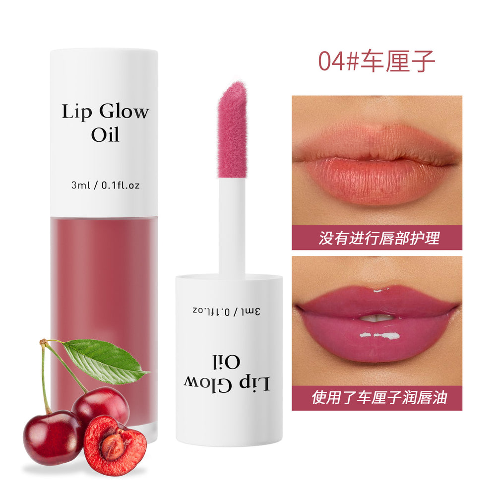 Tk amazon bestseller fruit lip oil - long-lasting, pigmented, moisturizing lip oil - neutral tube - export factory