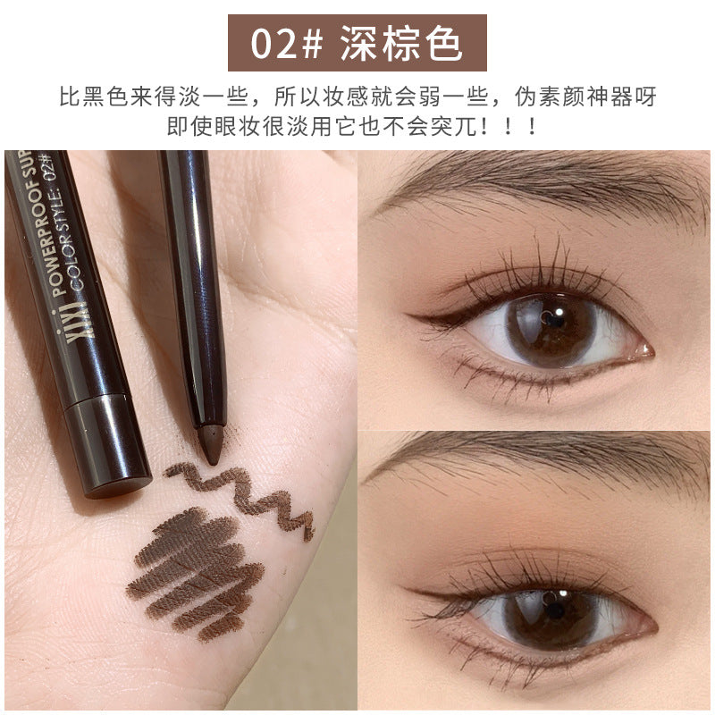 Makeup xixi eyeliner gel pen for women beginners long-lasting waterproof non-smudge outline eyelids to matte silkworm pen