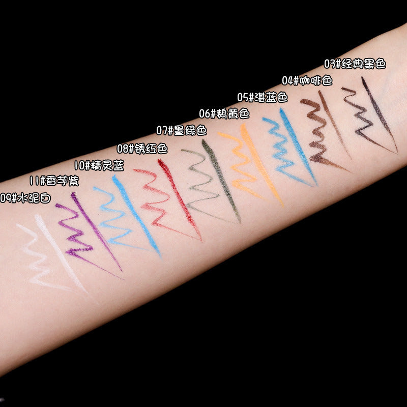 Xixi starry eyeliner - fine tip, ultra-fine. waterproof, sweat-proof, smudge-proof eyeliner pen for beginners. extra fine, quick-drying liquid eyeliner