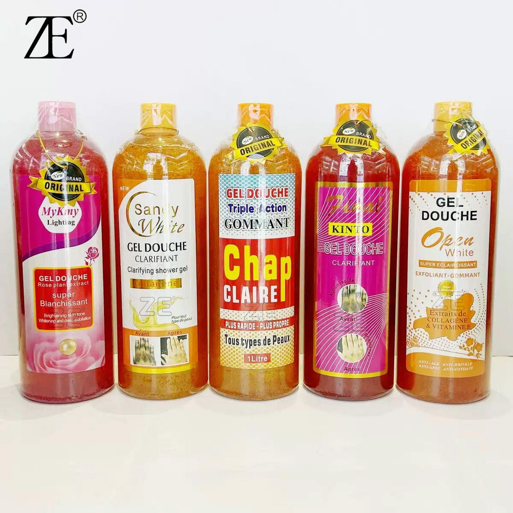 foreign trade 1l scrub shower gel hydrating, long-lasting moisturizing scrub deep cleansing men's and women's shower wholesale