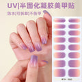 Zhengxiang custom gel nail art stickers - cat eye, glitter, 3d foil, french, uv light therapy, semi-cured nail stickers wholesale