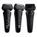Reciprocating three-blade electric beard razor, three-speed adjustable razor, sideburn whitening veneer washable shaver