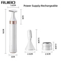 3-in-1 women's grooming kit: full body shaver, epilator, electric razor for eyebrow, lip, and facial hair removal