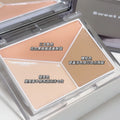 Sweet mint three-color elf concealer palette covers dark circles, tear trough spots, acne marks, contouring and brightening comprehensive palette