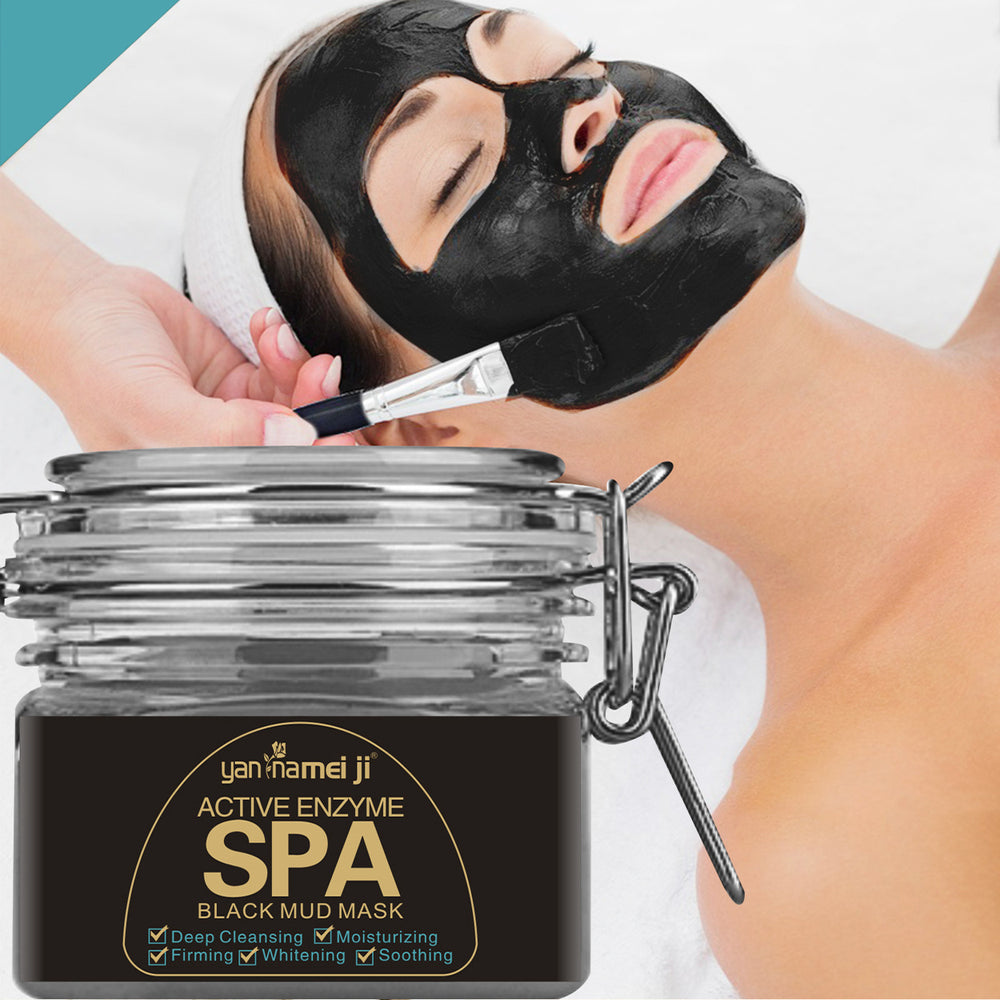 natural mud mask smear-type facial mask cleansing, repairing, brightening, hydrating and removing blackheads face maskexport batch