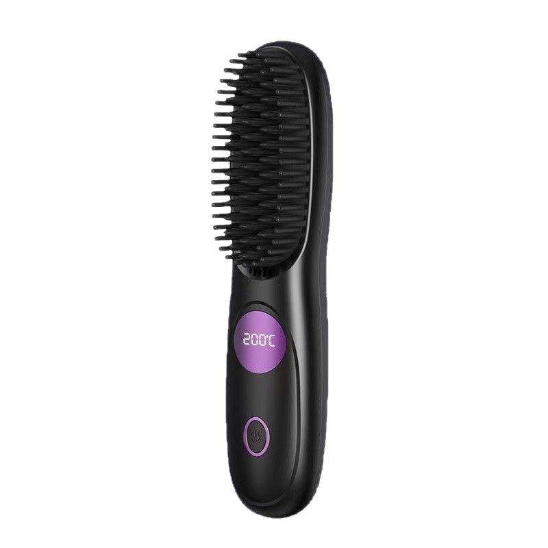 New arrival cross-border straight hair comb wireless negative ion straight hair curly hair dual use inner buckle lazy big wave straight hair wholesale