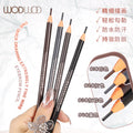 Wodwod ultra-fine brow definer - waterproof, sweat-proof, smudge-proof. professional makeup artist formula with fine tip, hard core, and integrated brush