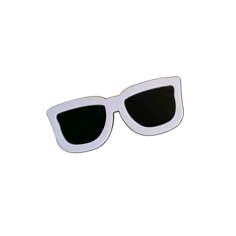 Creative sunglasses hairpin cute cute bangs clip funny selfie side clip broken hair clip easiest for match hairpin japanese and korean women
