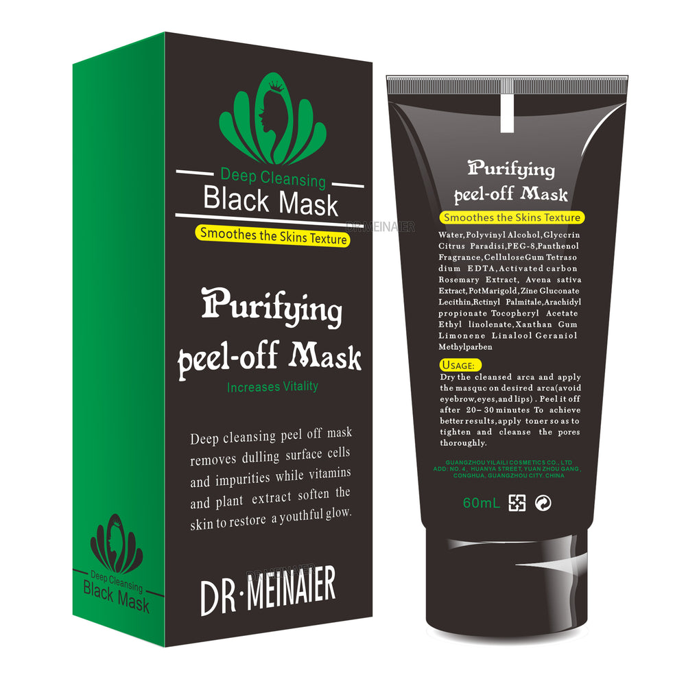 black mask to remove blackheads peel-off mask clean nose mask acne gold mask foreign trade wholesale 60g
