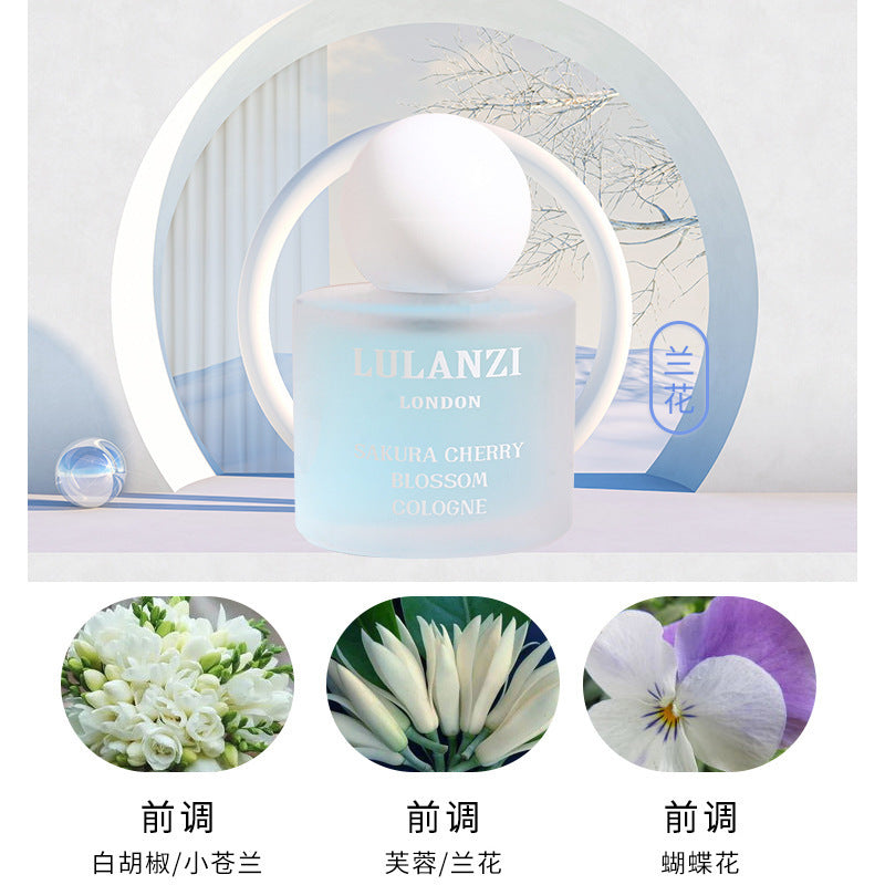 Lulanzi sakura rhododendron orchid perfume women's long-lasting eau de toilette niche student gift set vietnam wholesale