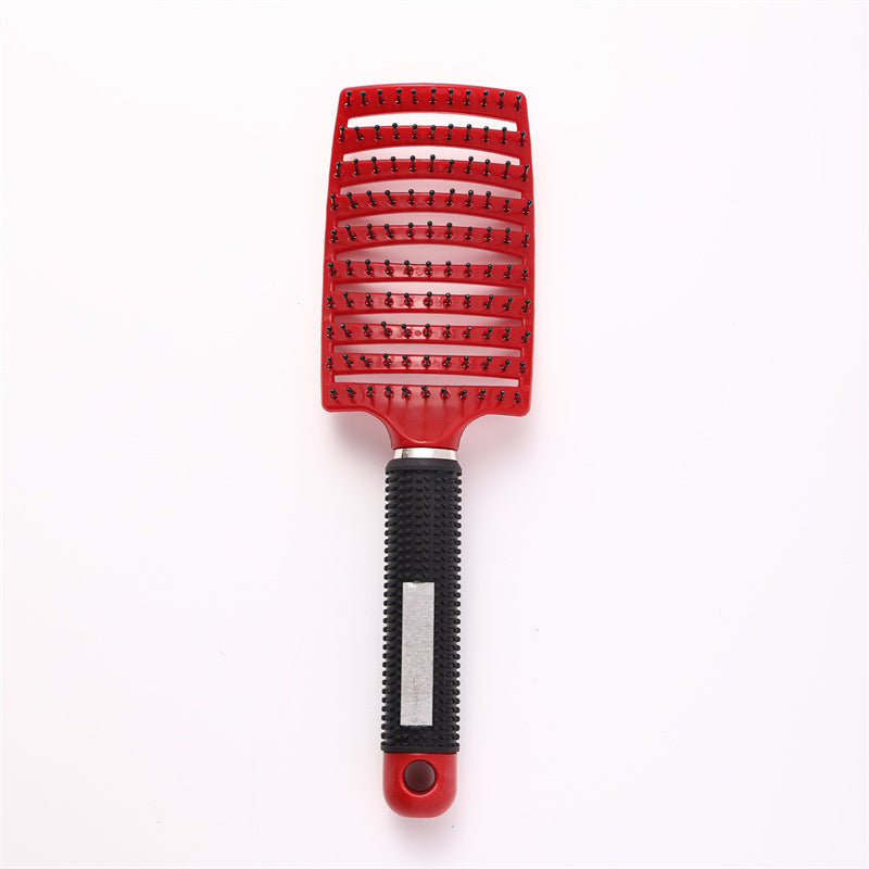 bristle large curved comb wide tooth hairdressing comb rib comb massage smooth hair hairdressing fluffy hair-styling wholesale