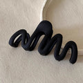 Maillard wave frosted gripper elegant hairpin female back shark clip 2024 new hairpin headwear