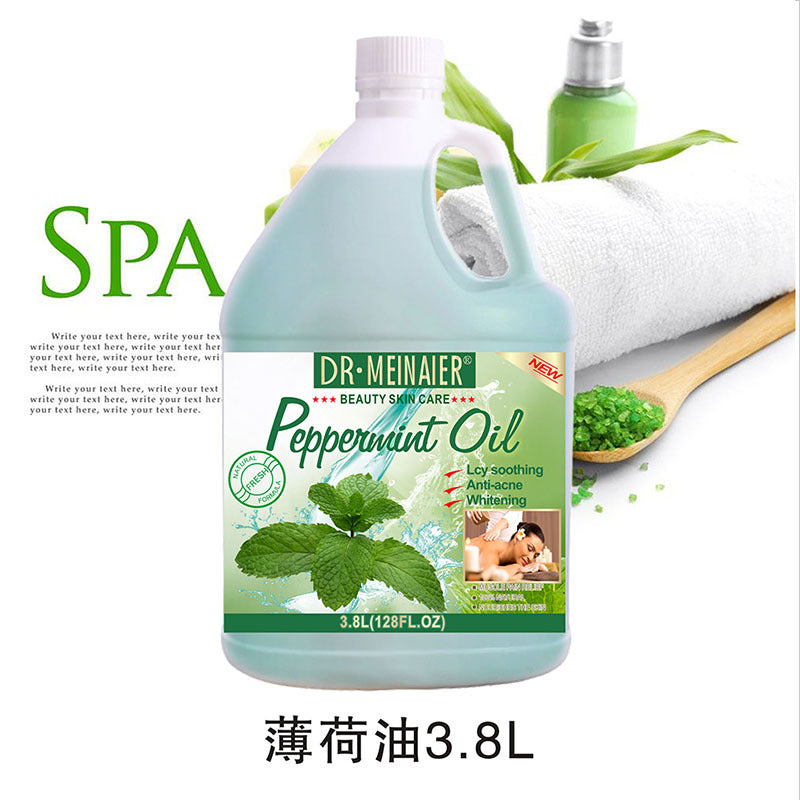 3.8l large bucket massage oil floral fruity brightening facial & body moisturizing olive oil lavender essential oil spa oil