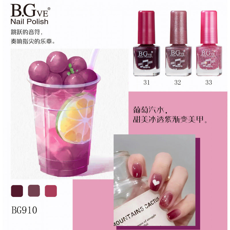 Long-lasting, oil-based, no-bake, peel-free nail polish. vibrant, small-batch nail polish for students. small bottle nail polish, 6.5ml
