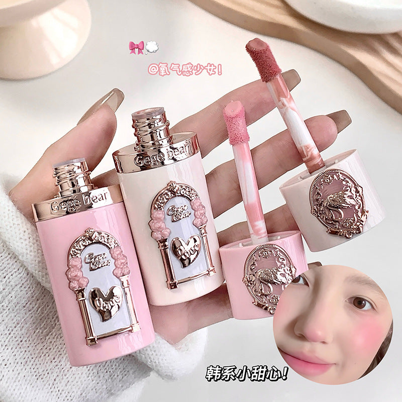 Gege bear swan garden blush liquid contouring liquid low saturation expansion and shrinkage color nature nude makeup rouge