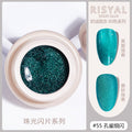 55# fine glitter malachite green